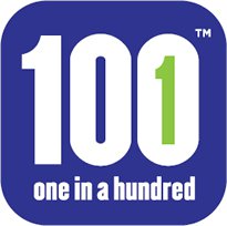 One in a Hundred logo