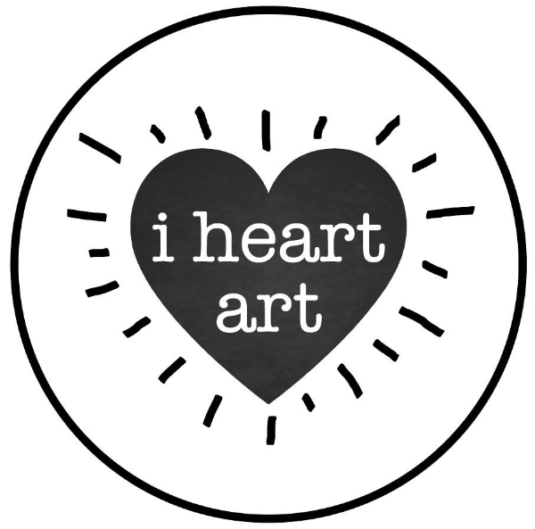 I heart art. logo