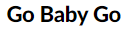 Go Baby Go logo