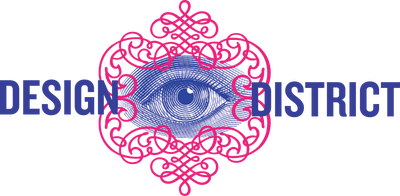 Design District Art School, fashion,design and art classes. logo