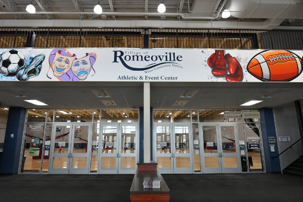 Romeoville Athletic & Event Center logo