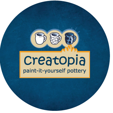 Creatopia Pottery Paint-It-Yourself Pottery Studio logo