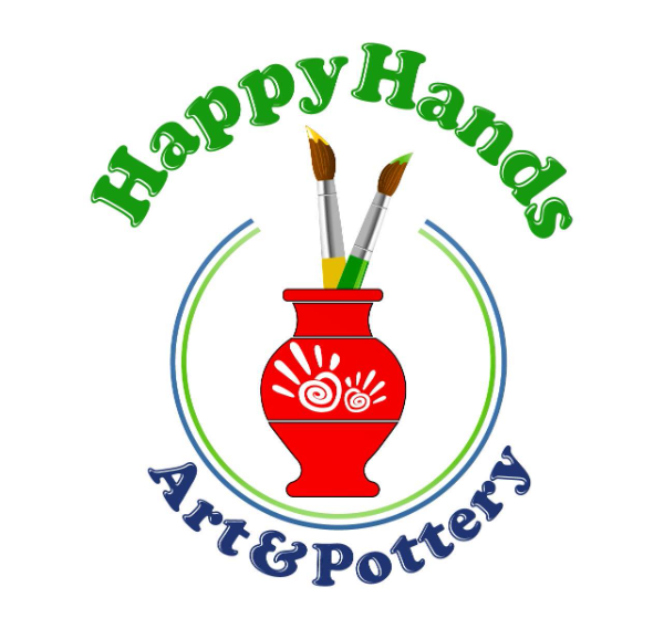 Happy Hands Art & Pottery logo
