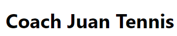Coach Juan Tennis logo