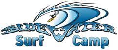 Blue Water School of Surfing logo