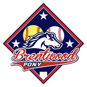 Brentwood Pony Baseball League logo