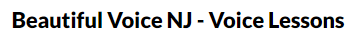 Beautiful Voice NJ - Voice Lessons logo