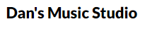 Dan's Music Studio logo