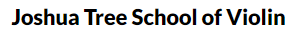 Joshua Tree School of Violin logo