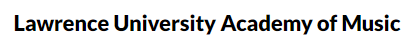 Lawrence University Academy of Music logo