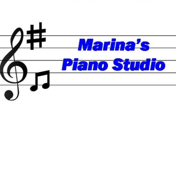 Marina's piano studio logo