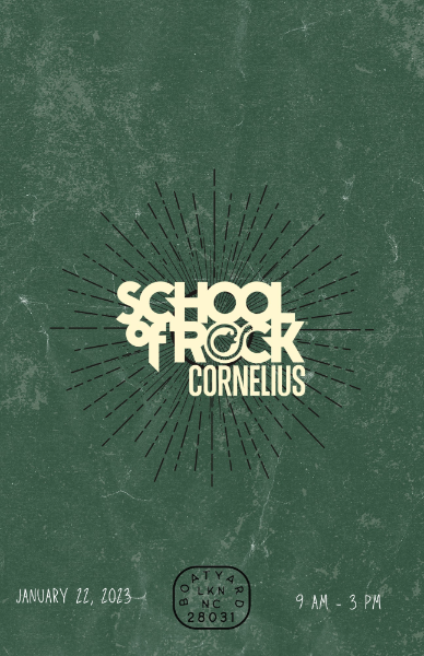 School of Rock Cornelius logo
