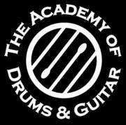 The Academy of Drums and Guitar logo