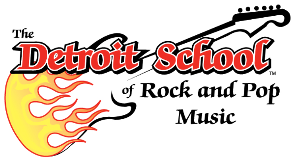 The Detroit School of Rock and Pop Music logo