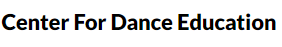 Center For Dance Education logo