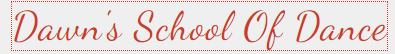 Dawn's School Of Dance logo