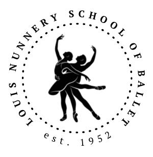 Louis Nunnery School of Ballet logo