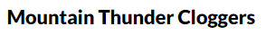 Mountain Thunder Cloggers logo