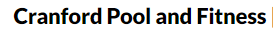 Cranford Pool and Fitness logo