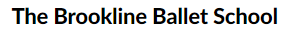 The Brookline Ballet School logo