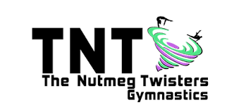 The Nutmeg Twisters Gymnastics logo