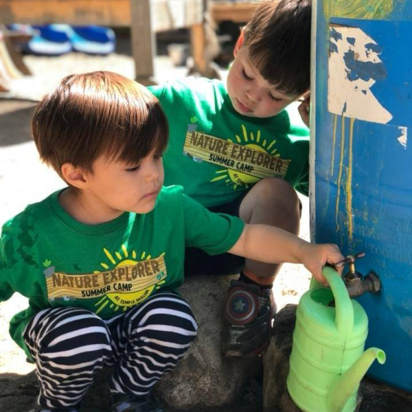 Nature Explorer Summer Camp - Temple Shalom logo