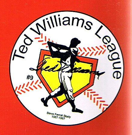 Ted Williams Steve Ferroli Baseball  logo