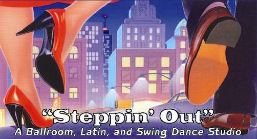 Steppin’ Out Ballroom Dance logo