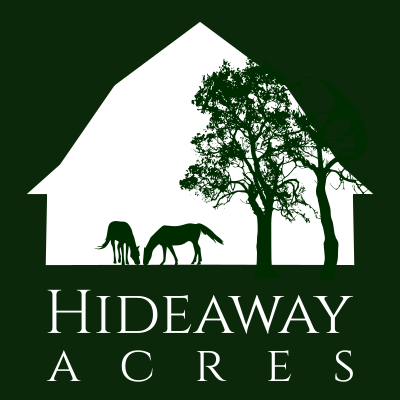 Hideaway Acres Horse Farm logo