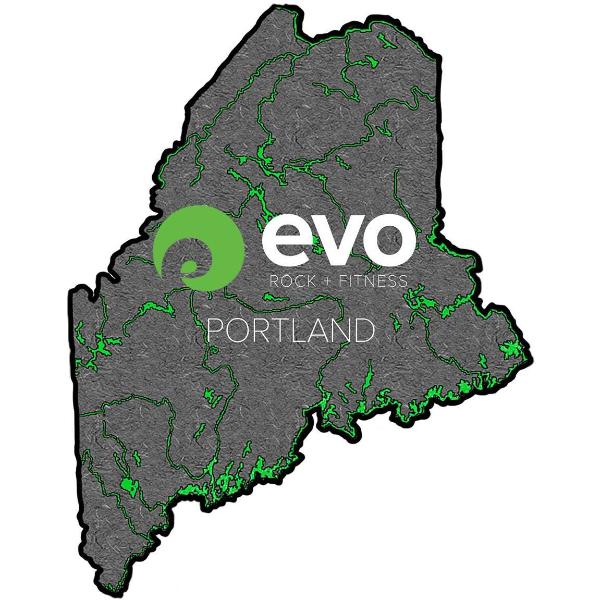 EVO Rock + Fitness Portland logo