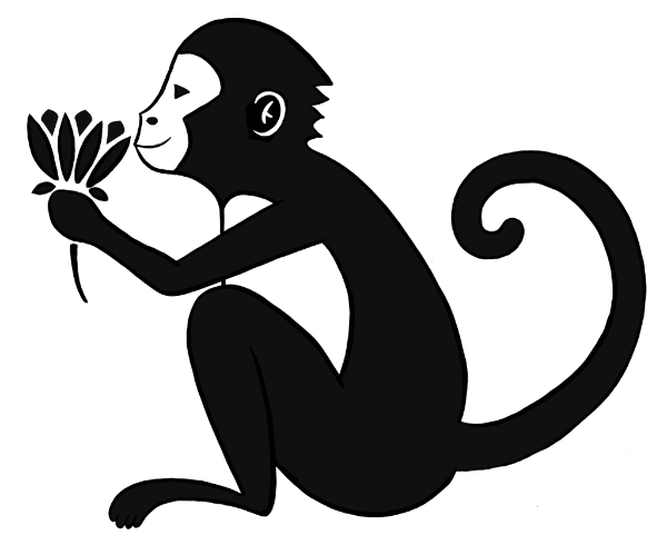 Blissful Monkey Yoga Studio logo