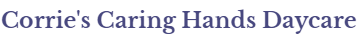 Corrie's Caring Hands Daycare logo