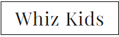 Whiz Kids Learning Center logo