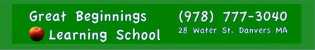 Great Beginnings Learning School logo