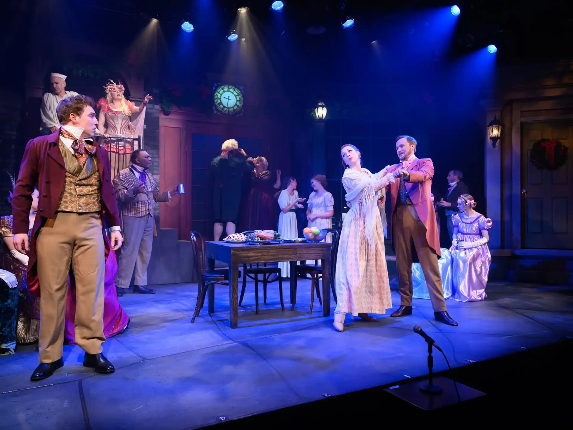 a group of people on a stage