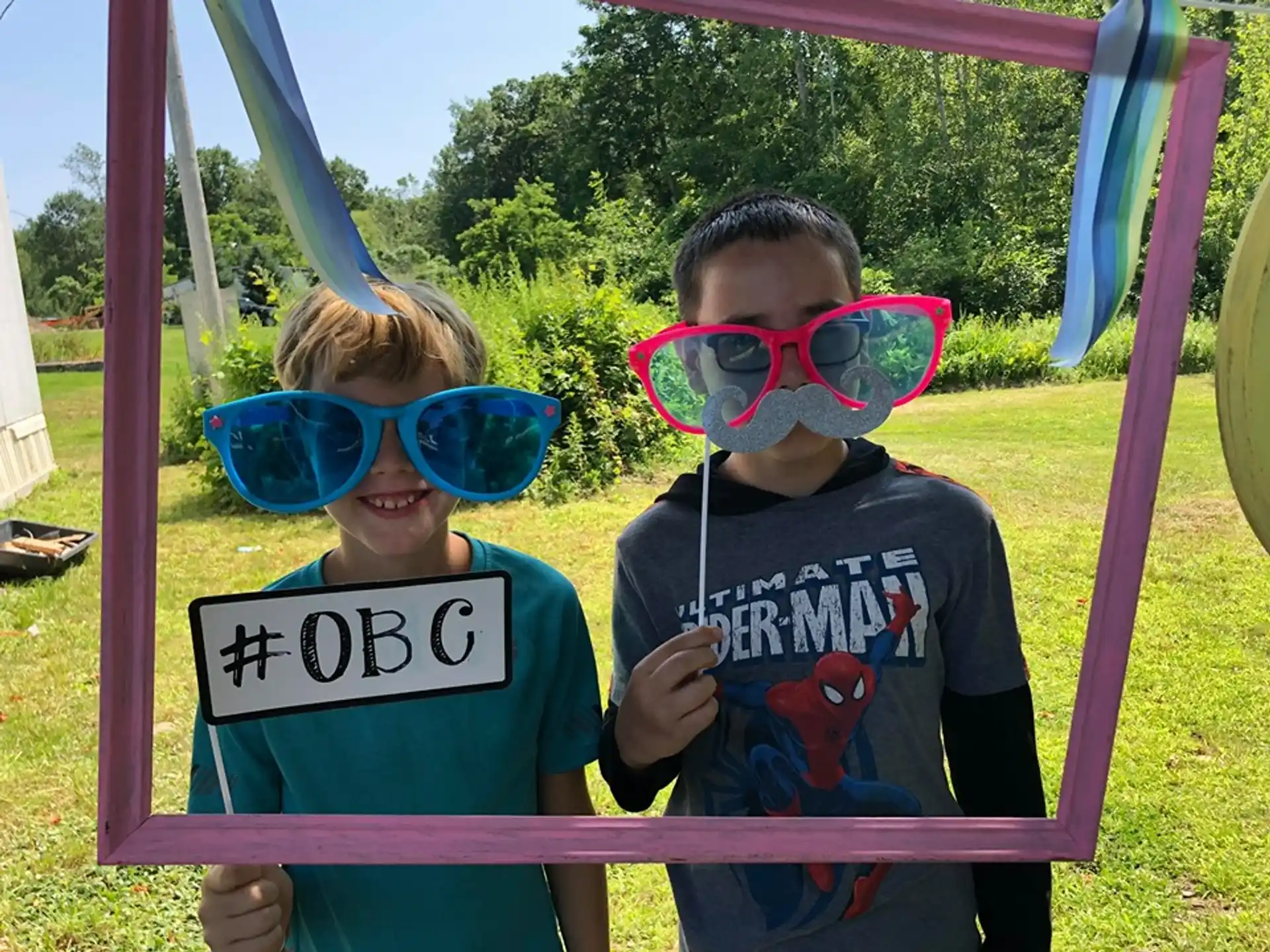 a group of kids wearing goggles