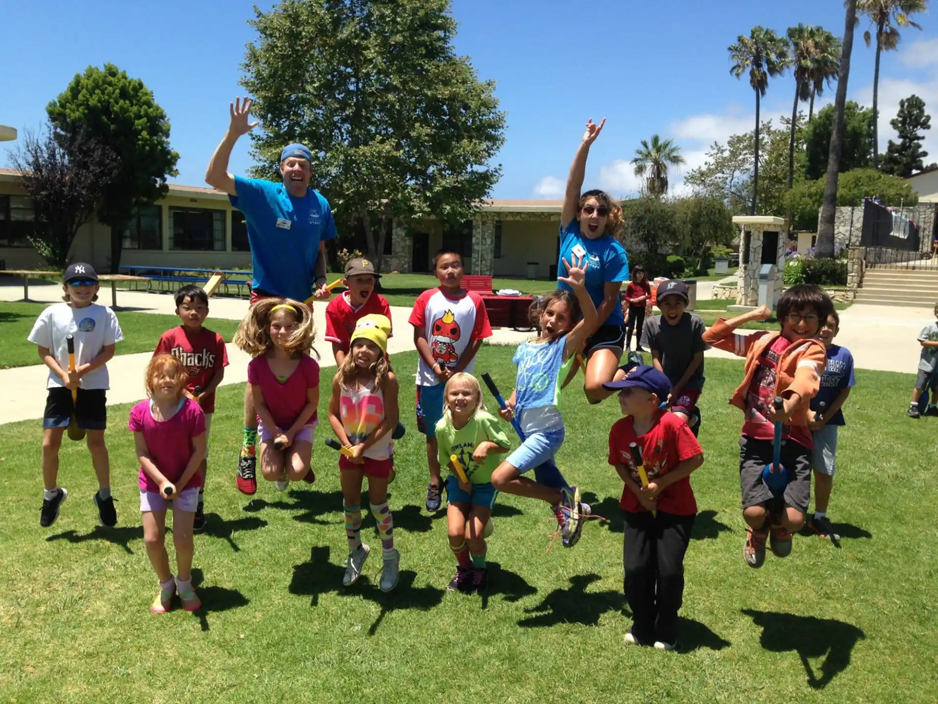 a group of children posing for a photo