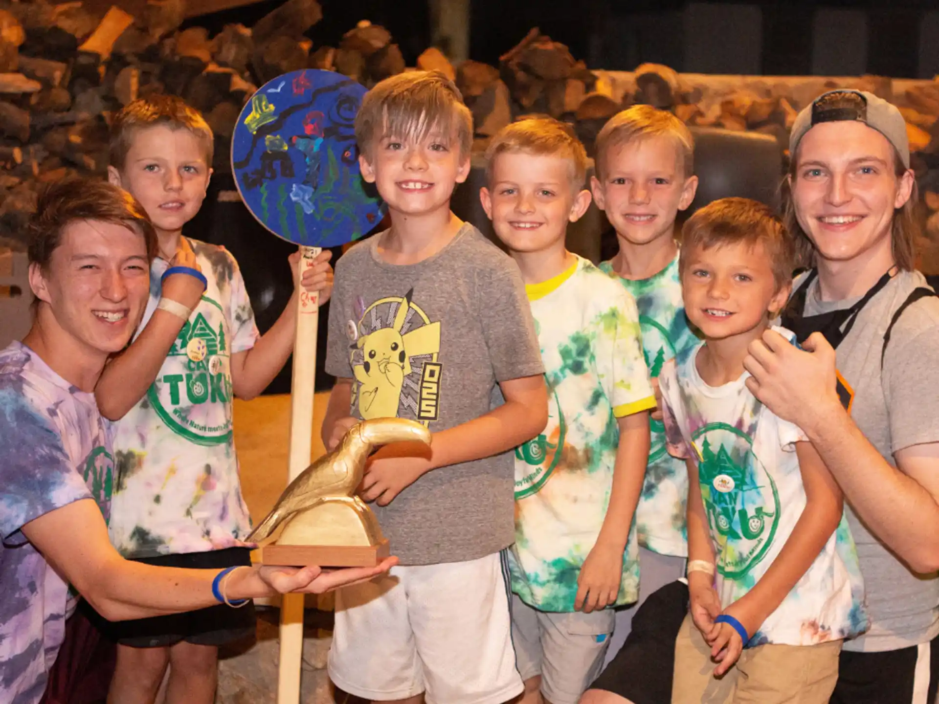 a group of people holding instruments