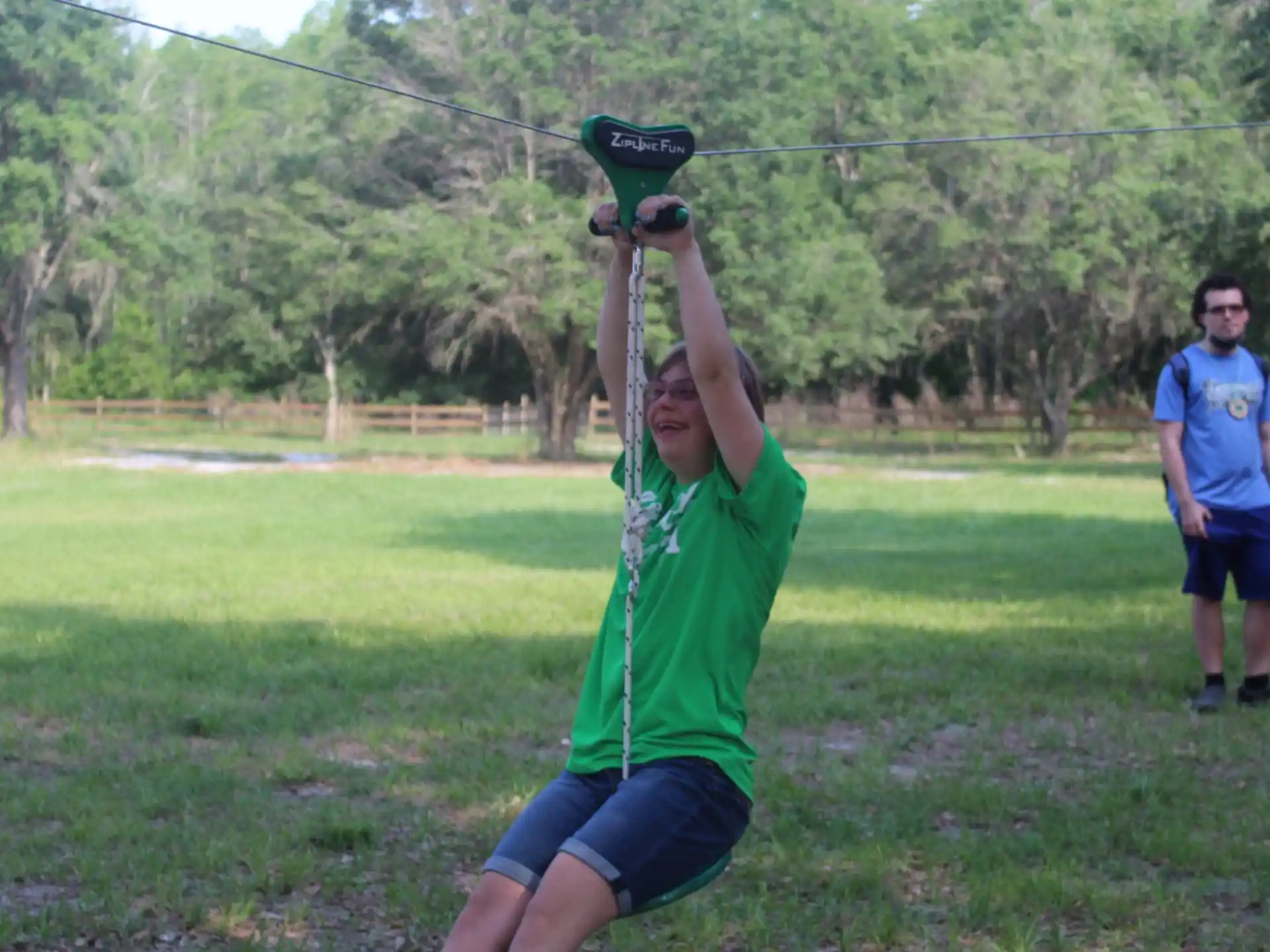 a person holding a weight