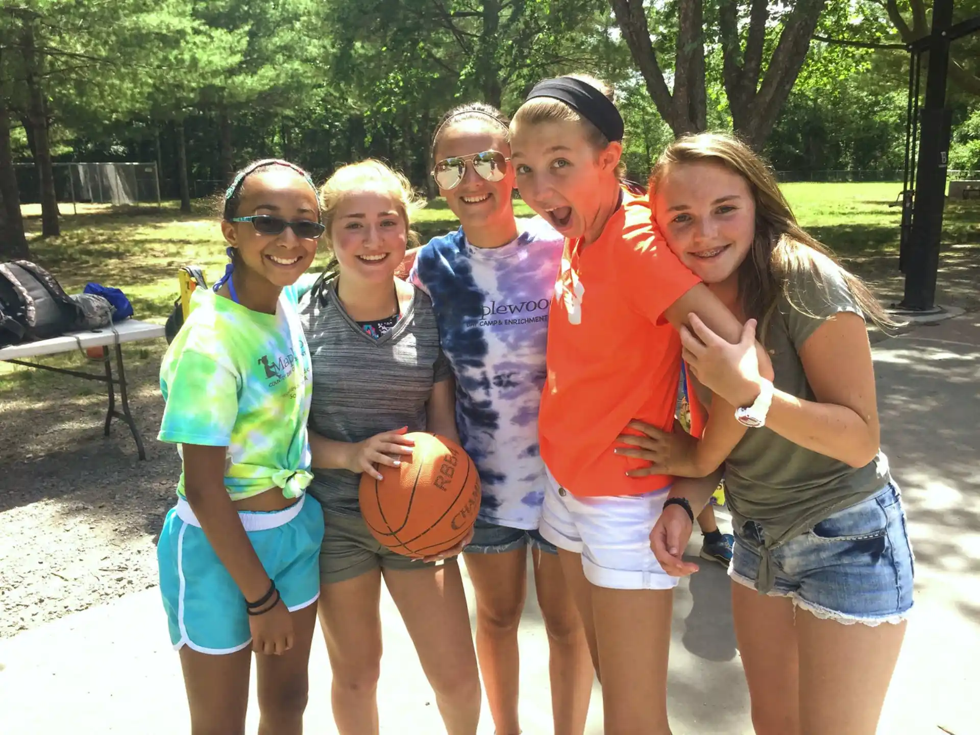 a group of people posing for a photo