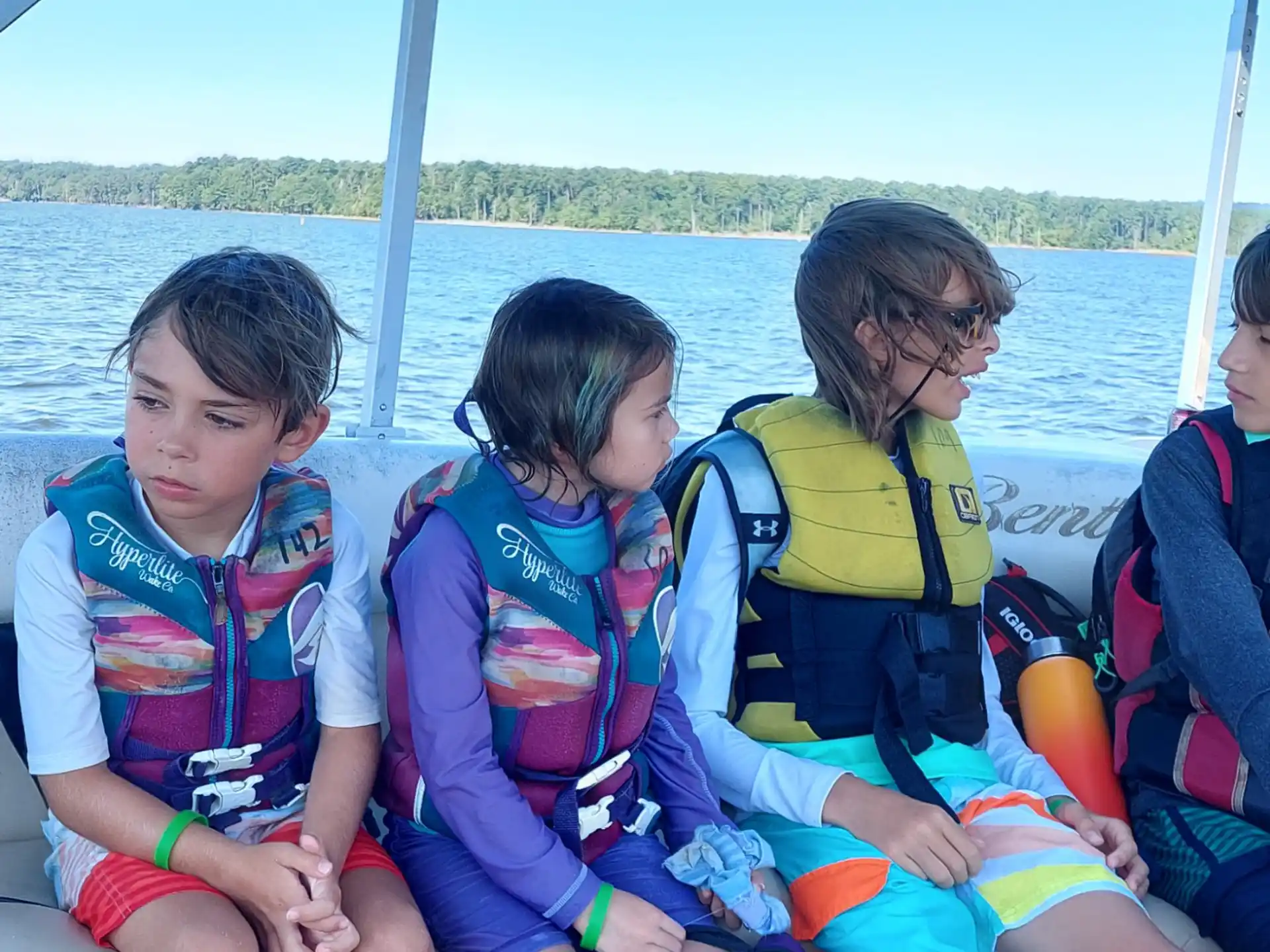 a group of people on a boat