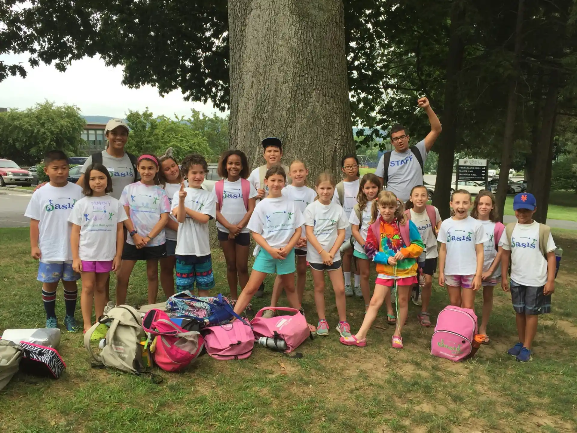 a group of children posing for a photo