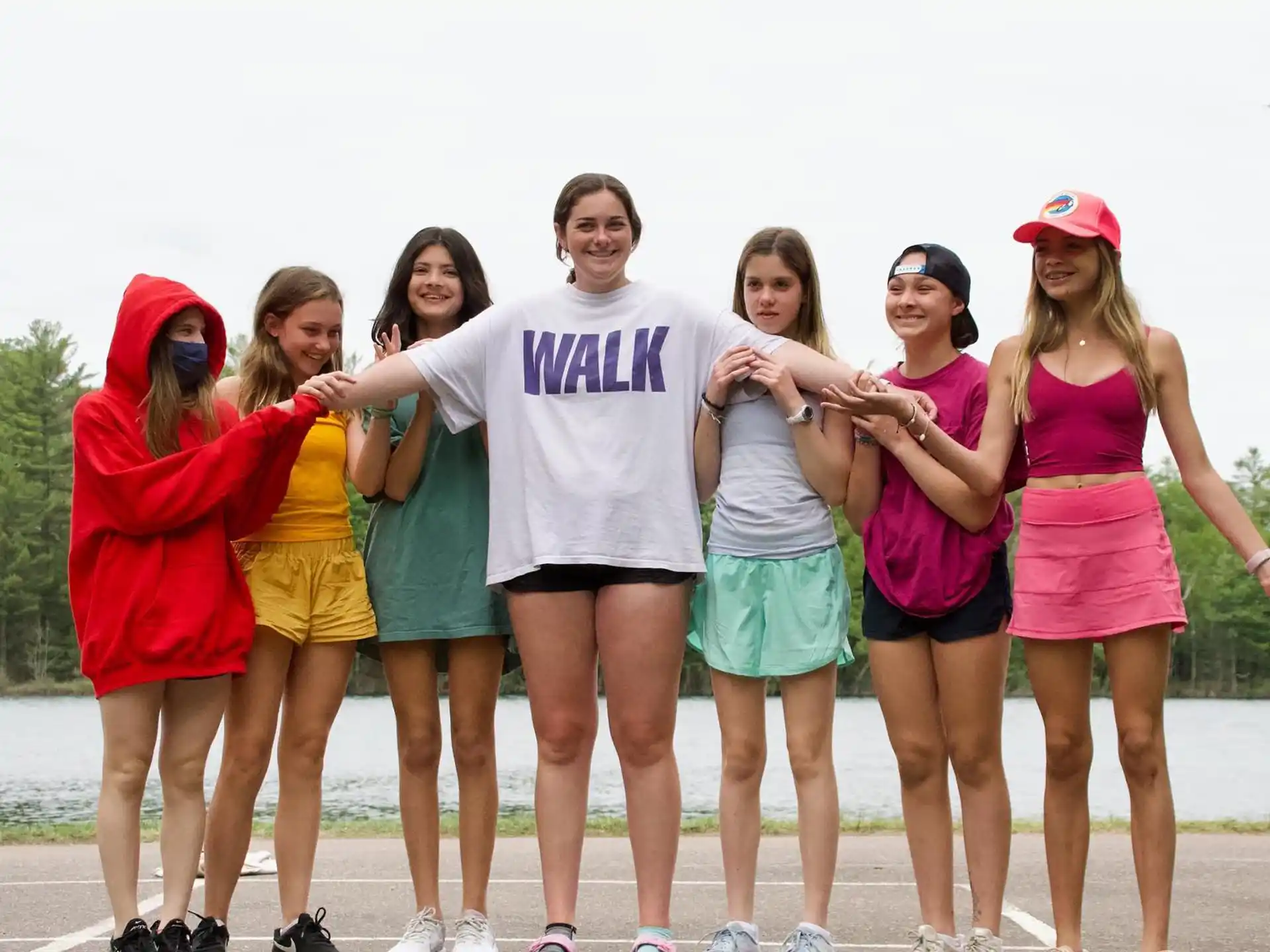 a group of people posing for a photo