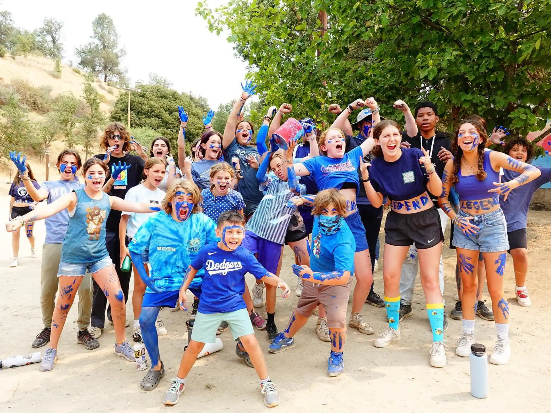 a group of people posing for a photo