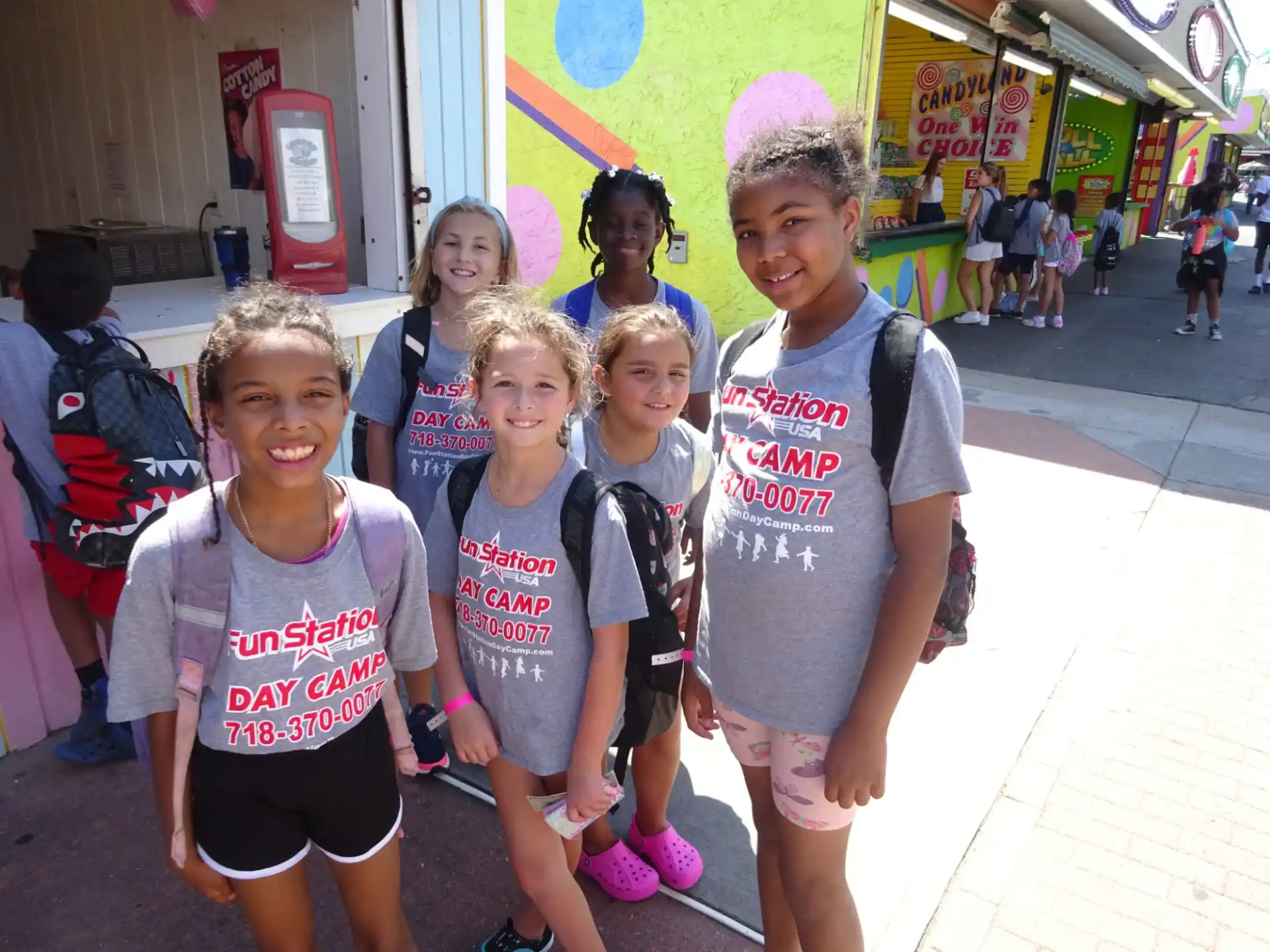 a group of children posing for a photo