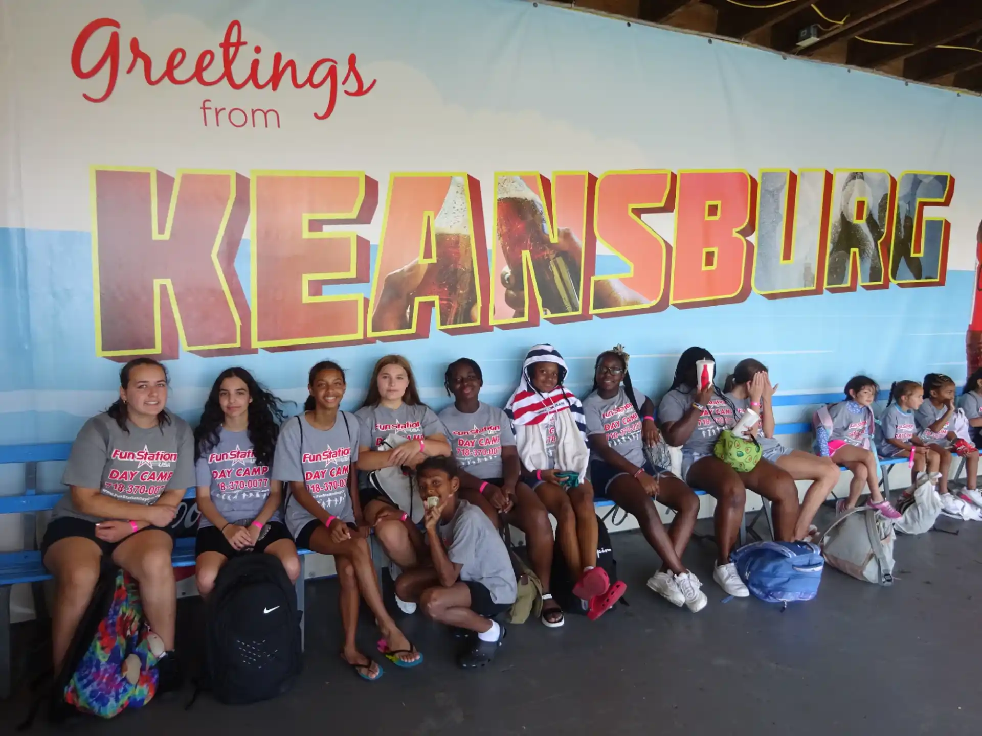 a group of people posing for a photo