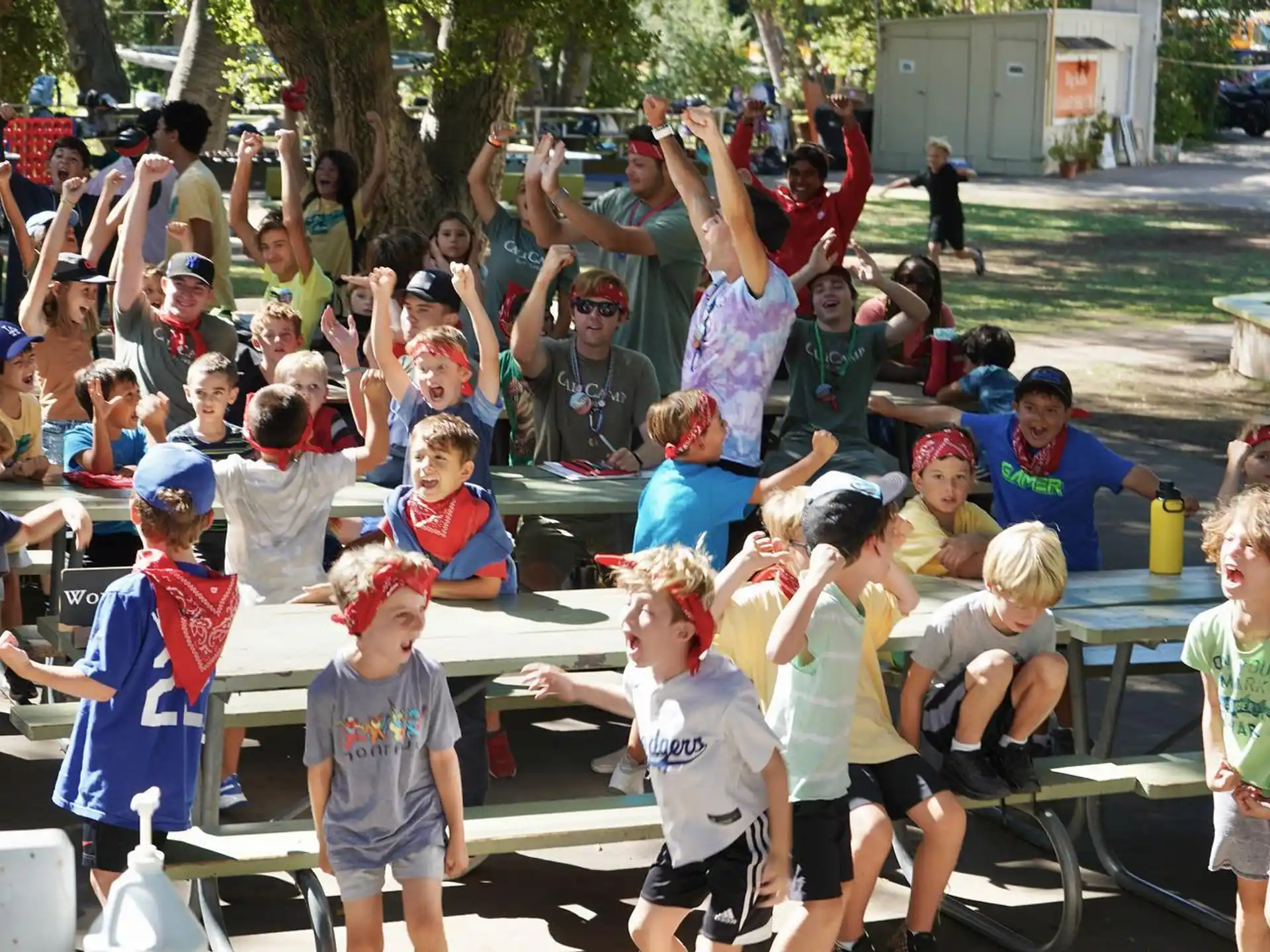 a group of people posing for a photo