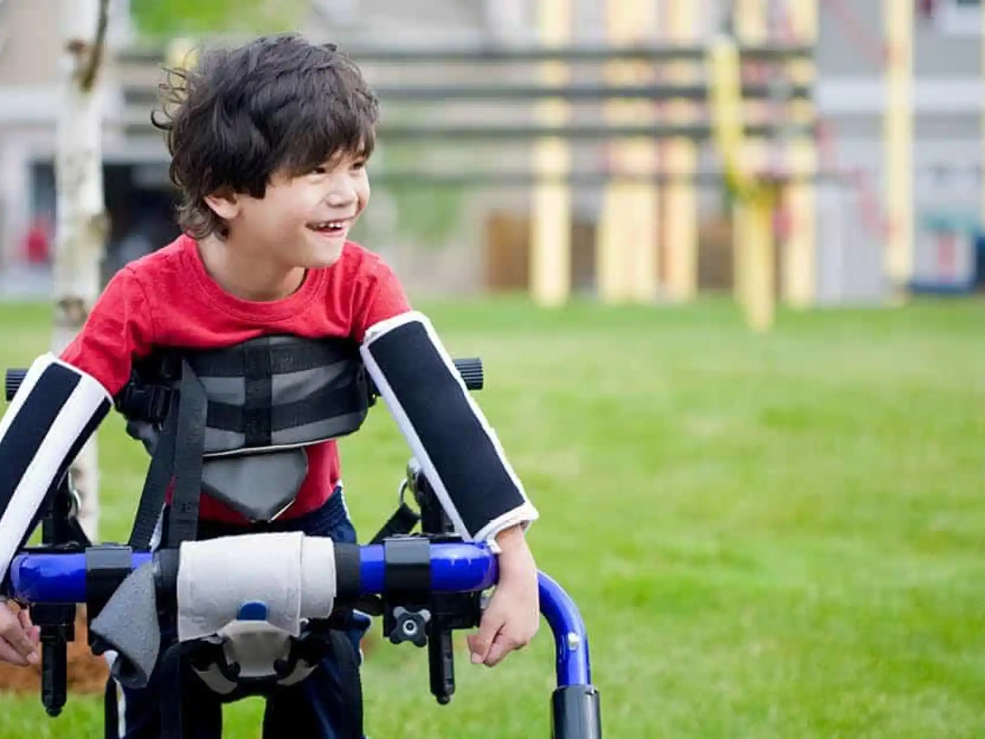a child riding a toy bike