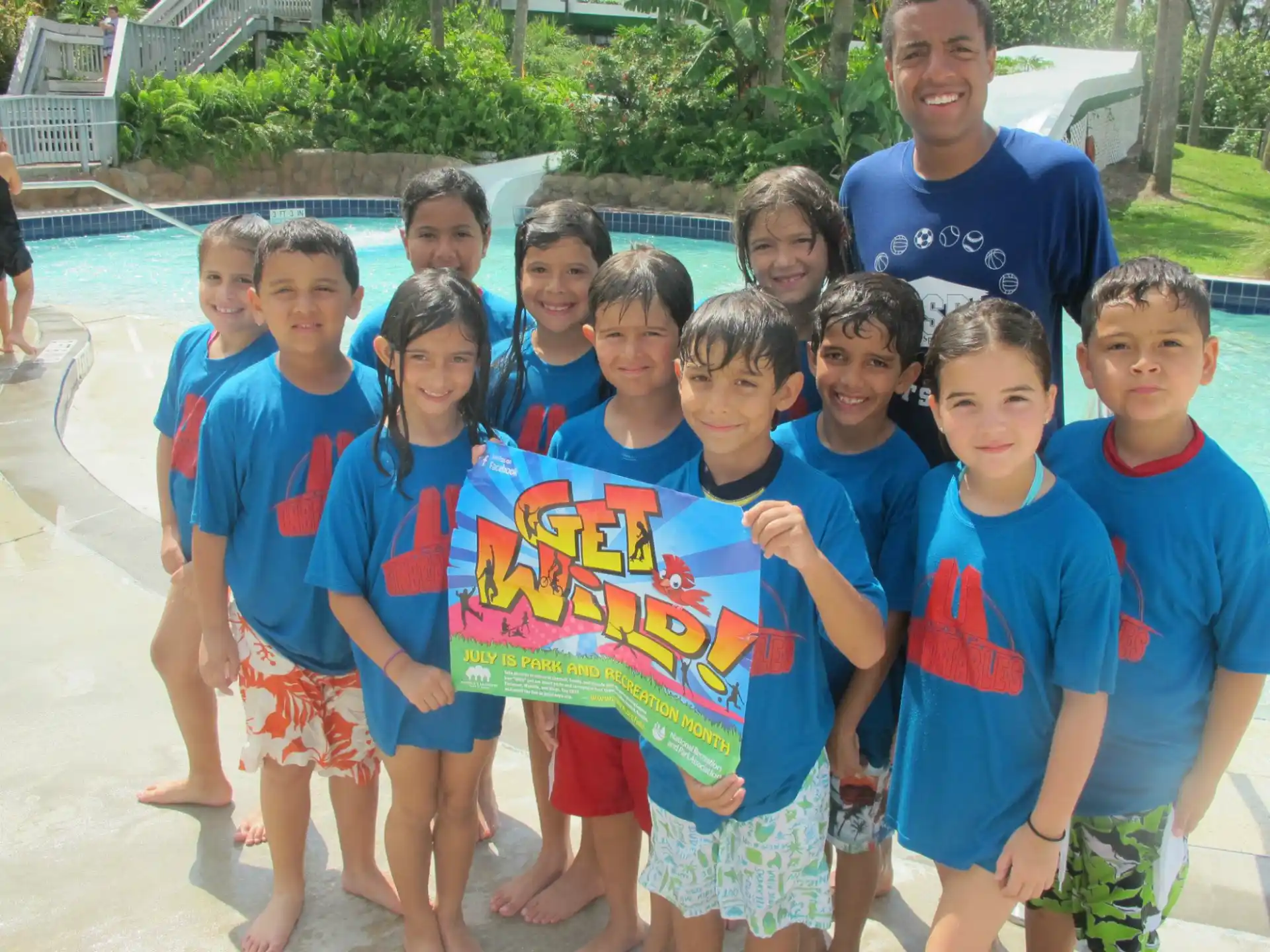 a group of people posing for a photo