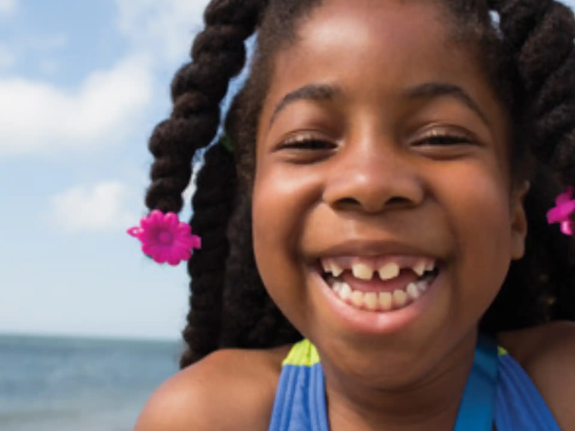a person smiling at the camera